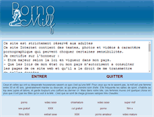 Tablet Screenshot of porno-milf.org